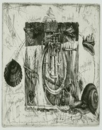 Metamorphosis. 1994, etching, 19,5 by 12 cm. $200